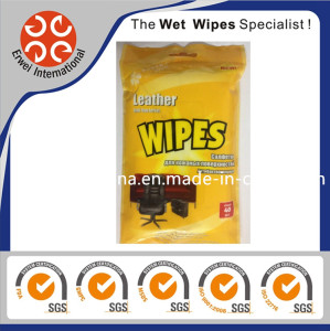 Car Leather Wet Wipes, Car Care Product, Wet Cleaning Cloth